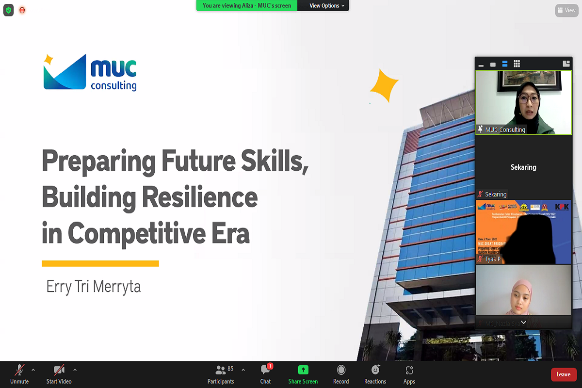MUC Great Program 2022: Pentingnya Future Skills di Tengah Ketidakpastian